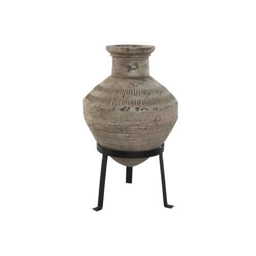 Vrč Home ESPRIT Crna Bež Metal magnezij 28 x 28 x 47 cm Cijena