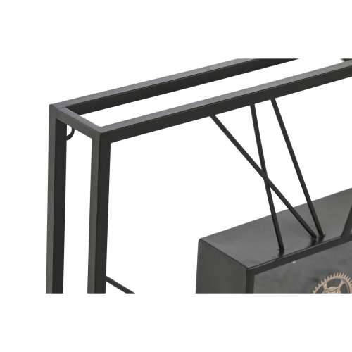Zidni sat Home ESPRIT Crna zlatan Metal Kristal 80 x 8 x 80 cm Cijena
