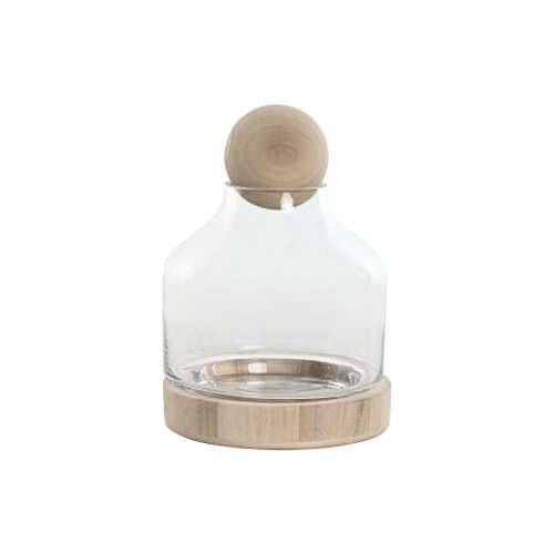 Vrč Home ESPRIT Providan Prirodno Drvo Kristal 18 x 18 x 24 cm Cijena