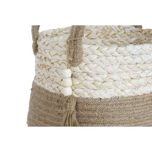 Set košara Home ESPRIT Prirodno Svijetlo smeđi Juta moderan 41 x 30 x 33 cm (3 Dijelovi) Cijena