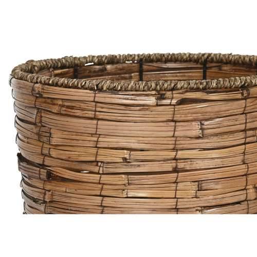 Set žardinjera Home ESPRIT Smeđa Metal Ratan Tropsko 31 x 31 x 27 cm Cijena