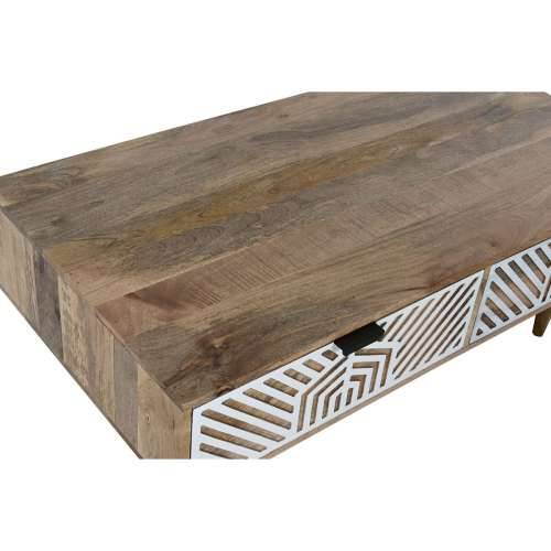 Stolić za dnevni boravak Home ESPRIT Bijela Drvo Manga 115 x 60 x 40 cm Cijena