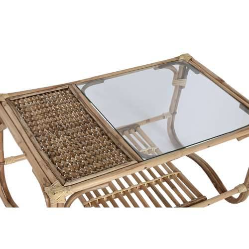 Stolić za dnevni boravak Home ESPRIT Prirodno Bambus Ratan 76 x 46 x 40 cm Cijena