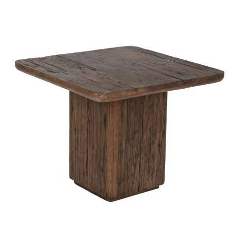 Pomoćni stolić Home ESPRIT Smeđa Reciklirano Drvo 61 x 61 x 50 cm Cijena