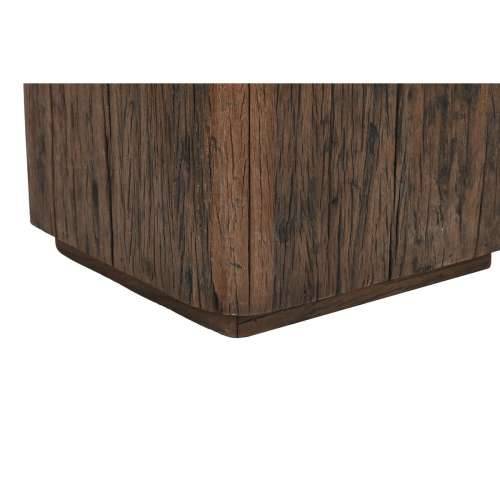 Pomoćni stolić Home ESPRIT Smeđa Reciklirano Drvo 61 x 61 x 50 cm Cijena