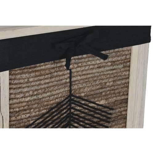 Košara za prljavo rublje Home ESPRIT Crna Prirodno Drvo 40 x 30 x 56 cm 5 Dijelovi Cijena