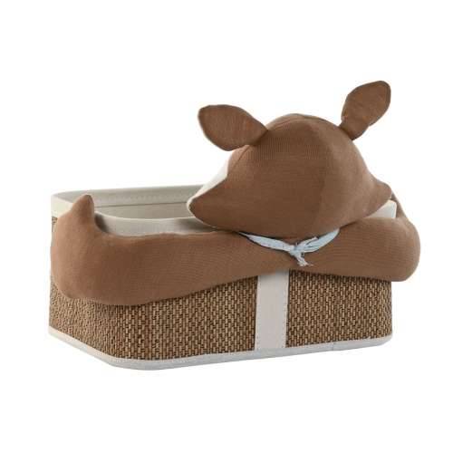 Set košara Home ESPRIT Plava Smeđa 43 x 33 x 32,5 cm (2 Dijelovi) Cijena
