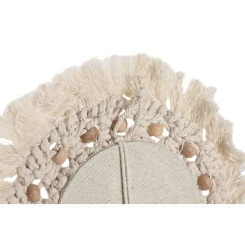Zidno ogledalo Home ESPRIT Bijela Boho 20 x 1 x 20 cm (3 Dijelovi) Cijena