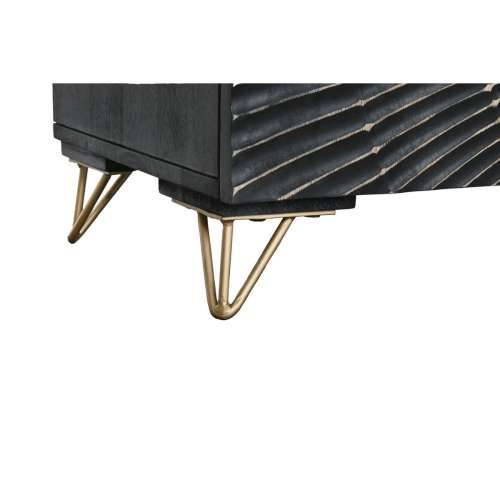 Namještaj za TV kabinet Home ESPRIT Crna Metal Drvo Manga 160 x 40 x 50 cm Cijena