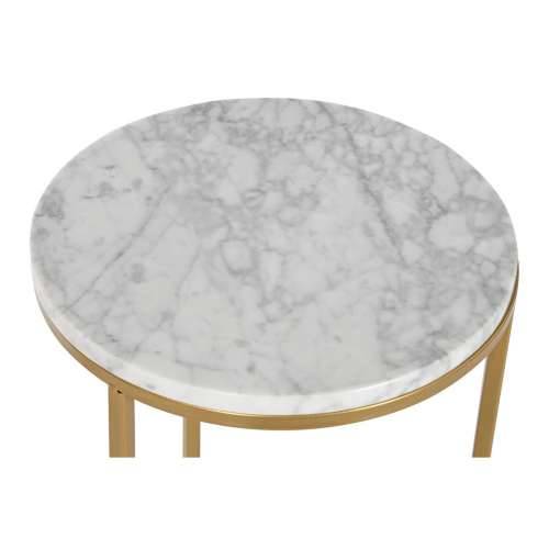 Set od dvije stolice Home ESPRIT zlatan Metal Mramor 40 x 40 x 64 cm Cijena
