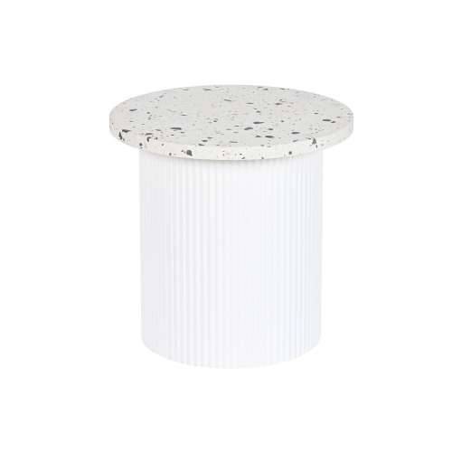 Pomoćni stolić Home ESPRIT Bijela Drvo MDF Terazzo 40 x 40 x 37,5 cm Cijena