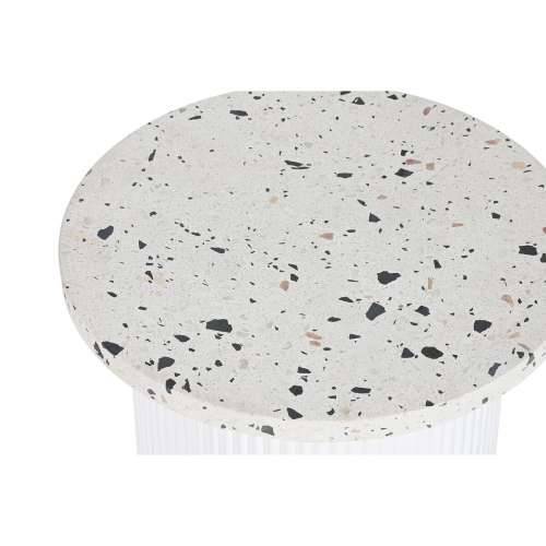 Pomoćni stolić Home ESPRIT Bijela Drvo MDF Terazzo 40 x 40 x 37,5 cm Cijena