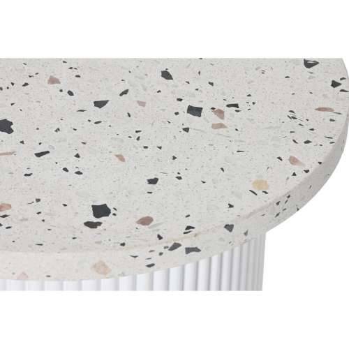 Pomoćni stolić Home ESPRIT Bijela Drvo MDF Terazzo 40 x 40 x 37,5 cm Cijena
