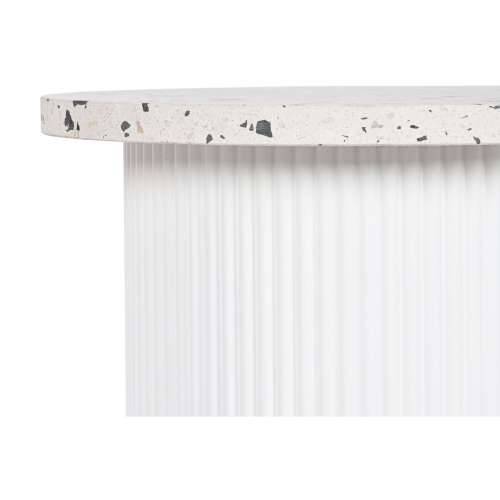 Pomoćni stolić Home ESPRIT Bijela Drvo MDF Terazzo 40 x 40 x 37,5 cm Cijena