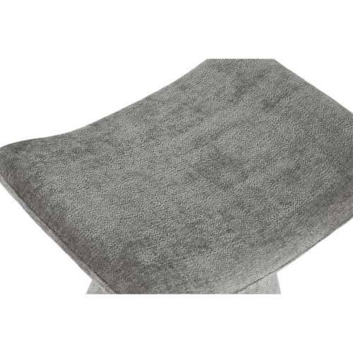 Naslonjač za Noge Home ESPRIT Siva Poliester Drvo MDF moderan 52 x 40 x 48,5 cm Cijena