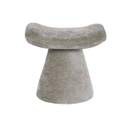 Naslonjač za Noge Home ESPRIT Siva Poliester Drvo MDF moderan 52 x 40 x 48,5 cm Cijena