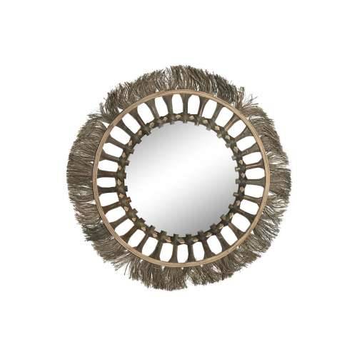 Zidno ogledalo Home ESPRIT Prirodno Tropsko 60 x 2,5 x 60 cm Cijena