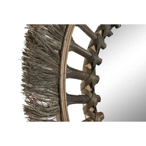 Zidno ogledalo Home ESPRIT Prirodno Tropsko 60 x 2,5 x 60 cm Cijena