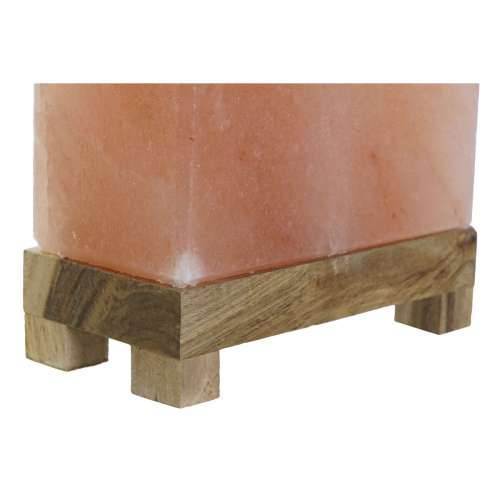 Stolna svjetiljka DKD Home Decor Smeđa Roza Sol Drvo akacije 15 W 220 V 17 x 7 x 16 cm Cijena