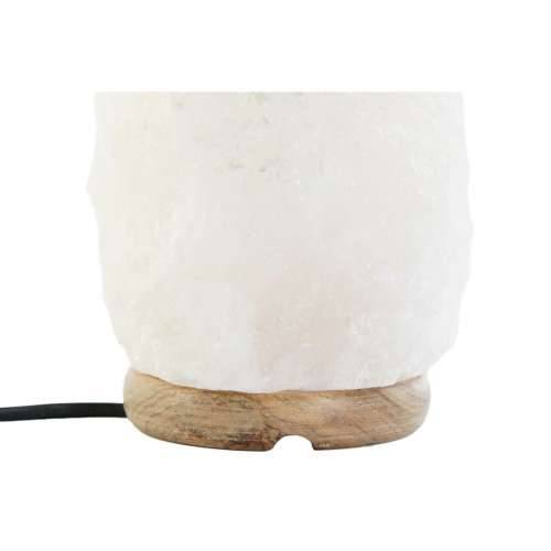 Stolna svjetiljka DKD Home Decor Bijela Sol Drvo akacije 15 W 220 V 12 x 9 x 20 cm Cijena