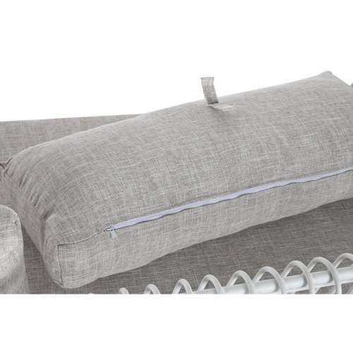 Kauč Home ESPRIT Bijela Bež Metal 180 x 66 x 66 cm Cijena