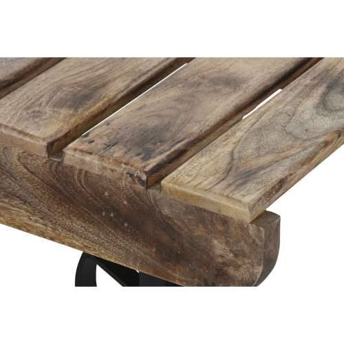 Stolić za dnevni boravak Home ESPRIT Crna Prirodno Metal Drvo Manga 130 x 80 x 32 cm Cijena