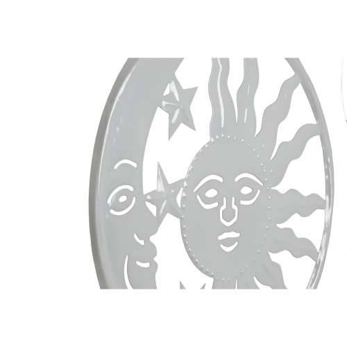 Decorațiune Suspendată Home ESPRIT Plava Bijela Siva Roza Željezo Jesec Sunce 33 x 1 x 77 cm (4 kom.) Cijena