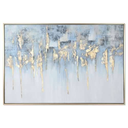 Slika Home ESPRIT Plava Bijela Apstraktno moderan 187 x 3,8 x 126 cm Cijena