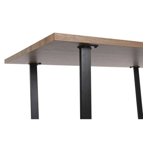 Blagavaonski stol Home ESPRIT Smeđa Crna Željezo Drvo MDF 160 x 90 x 75 cm Cijena