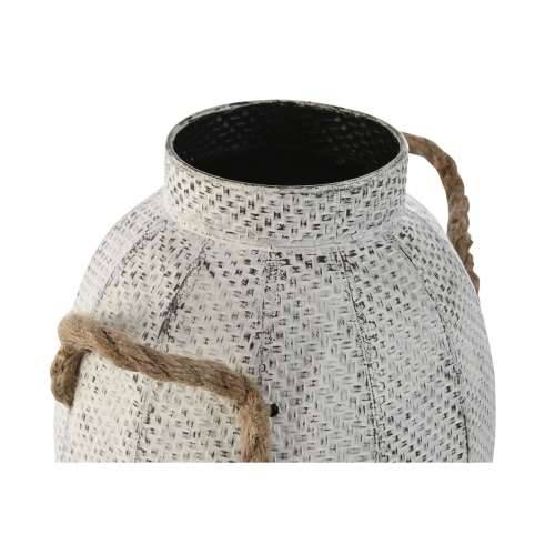 Vrč Home ESPRIT Bijela Metal Uže 20 x 20 x 33 cm Cijena