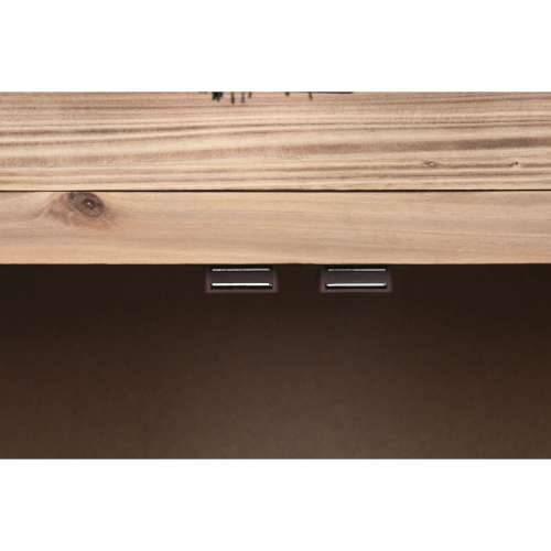 Noćni ormarić Home ESPRIT Crna Prirodno Jelovina Drvo MDF 45 x 34 x 66 cm Cijena