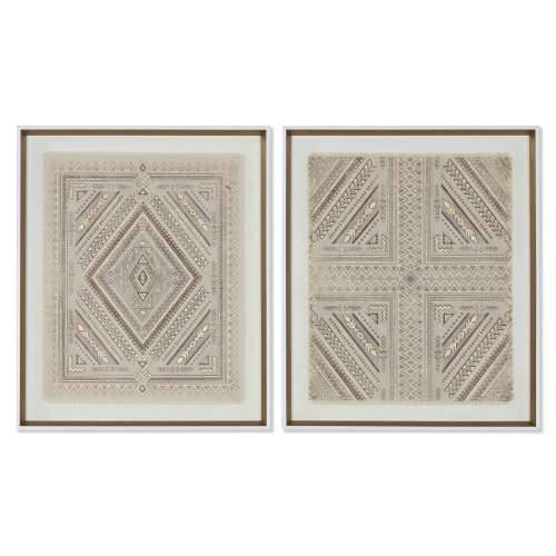 Platno Home ESPRIT Bijela Prirodno Boho 50 x 3,8 x 60 cm (2 kom.) Cijena