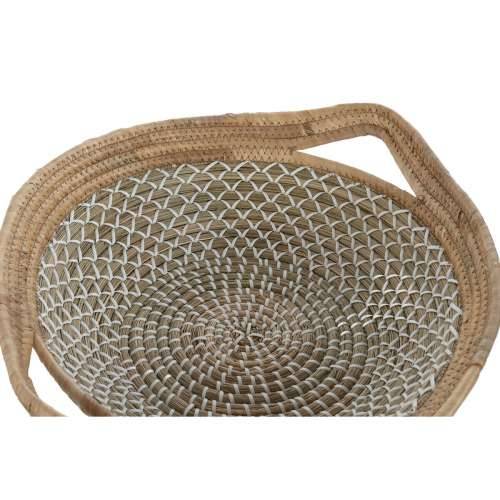 Stolni ukras Home ESPRIT Bijela Svijetlo smeđi Prirodno gradski 51 x 45 x 13 cm (2 kom.) Cijena