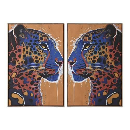 Slika Home ESPRIT Leopard gradski 80 x 4,5 x 120 cm (2 kom.) Cijena