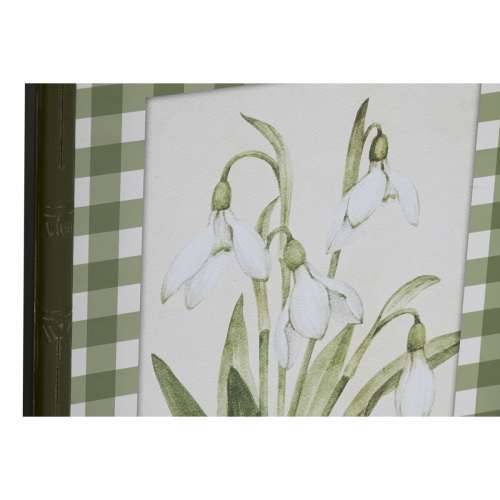 Slika Home ESPRIT Zelena Bež Shabby Chic Botaničke biljke 30 x 2,5 x 40 cm (4 kom.) Cijena