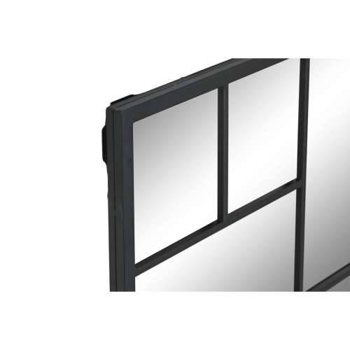 Zidno ogledalo Home ESPRIT Crna 90 x 2 x 90 cm Cijena