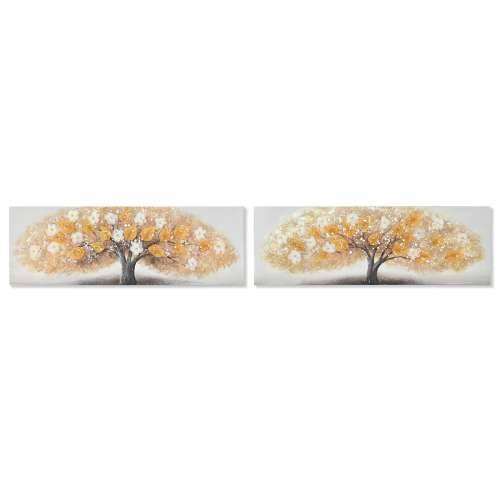Slika Home ESPRIT zlatan Platno Drvo MDF drvo tradicionalan 90 x 3 x 30 cm (2 kom.) Cijena