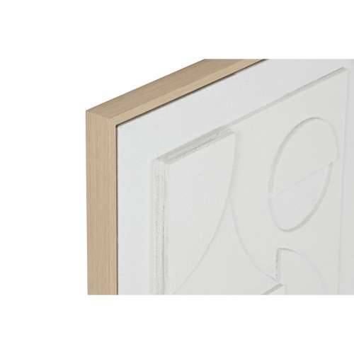 Slika Home ESPRIT Bijela polistiren Platno Apstraktno Skandinavski 40 x 4,8 x 50 cm (3 kom.) Cijena