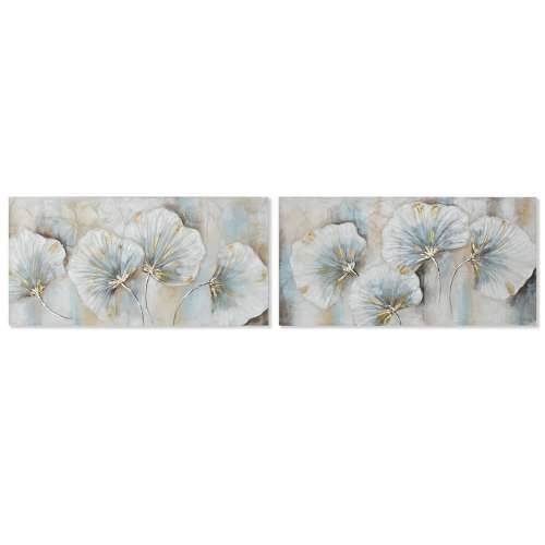 Slika Home ESPRIT Plava zlatan Platno Drvo MDF tradicionalan 120 x 3 x 60 cm (2 kom.) Cijena