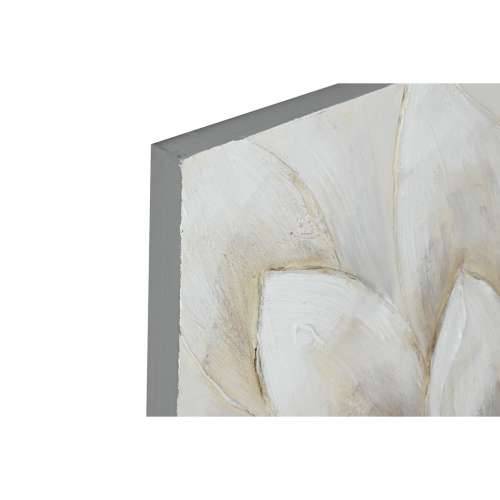 Slika Home ESPRIT Bijela Platno Drvo MDF Cvijet romantični 80 x 3 x 80 cm (2 kom.) Cijena