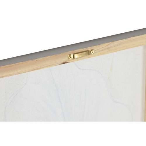 Slika Home ESPRIT Bijela zlatan Platno Drvo MDF Biljni list romantični 30 x 2,5 x 60 cm (2 kom.) Cijena