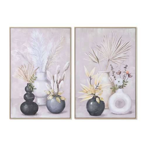 Slika Home ESPRIT Platno Drvo MDF Vrč Skandinavski 62 x 4 x 92 cm (2 kom.) Cijena