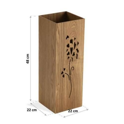 Lietussargu statnis Ziedi Drvo MDF (22 x 48 x 22 cm) Cijena