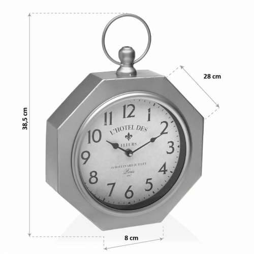 Zidni sat Versa GY Metal (28 x 8 x 40 cm) Cijena