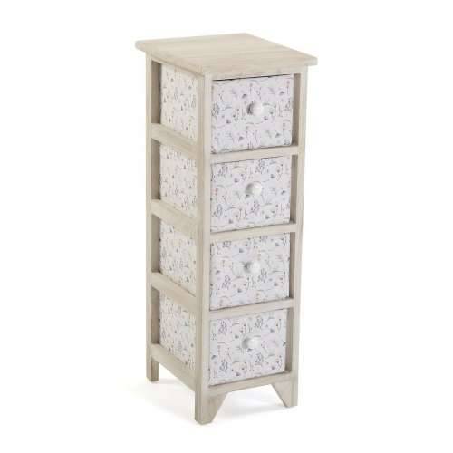 Ormarić s ladicama Versa Lili Drvo MDF (30 x 72 x 25 cm) Cijena