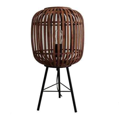 Stolna svjetiljka Versa Smeđa Metal Tkanina Bambus (25 x 50 x 25 cm) Cijena