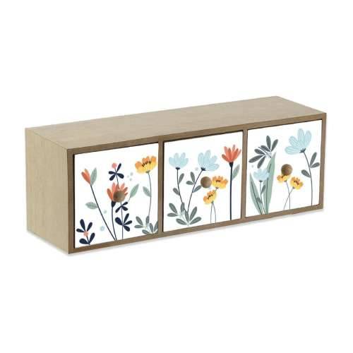 Kutija za nakit Versa Selene 11 x 11 x 33 cm Drvo MDF Cijena