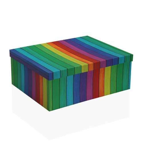 Set Složivih Kutija za Pospremanje Versa Duga Karton 15 Dijelovi 35 x 16,5 x 43 cm Cijena