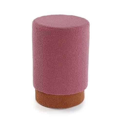 Tabure Versa Roza Drvo Textil 33 x 47 x 33 cm Cijena