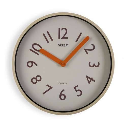 Zidni sat Versa Krema Plastika Kvarc 4 x 30 x 30 cm Cijena